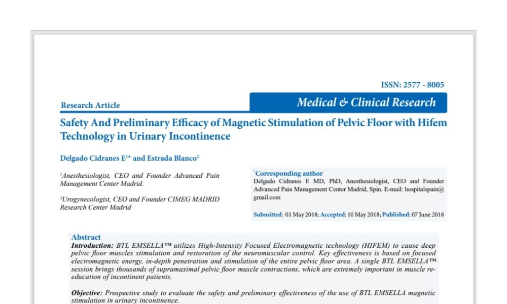 Medical and Clinical Research - BLT Emsella