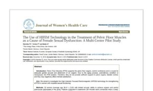 The Use of HIFEM Technology in the Treatment of Pelvic Floor Muscles as a Cause of Female Sexual Dysfunction